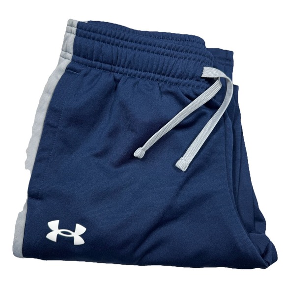 Under Armour‎ Kids Youth L Blue Pants Joggers Activewear Sweatpants Workout - Picture 1 of 9